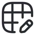 Grid Edit SVG Icon